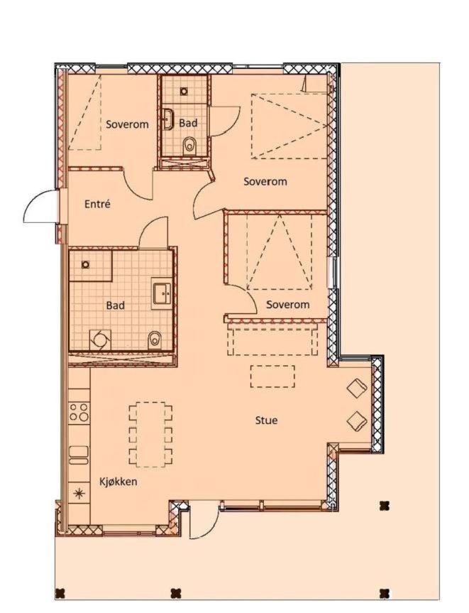 Riddertunet Apartment 101 Beitostolen Zewnętrze zdjęcie